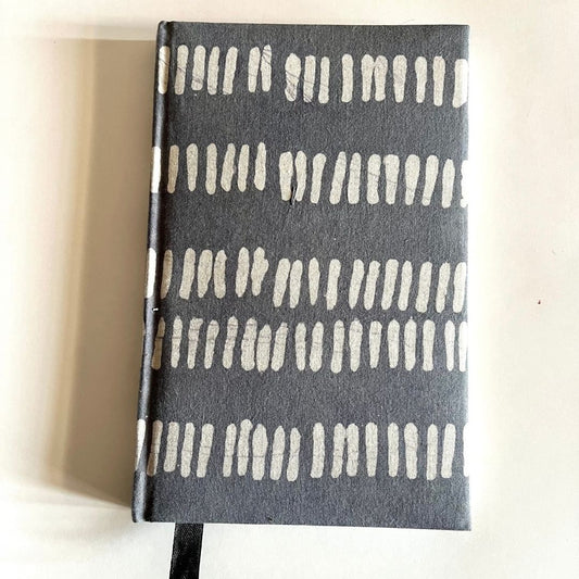 GREY MURAL- Batik Print Handmade Diary