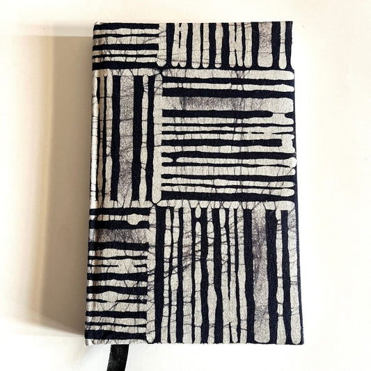 INDIGO MAZE- Batik Print Handmade Diary