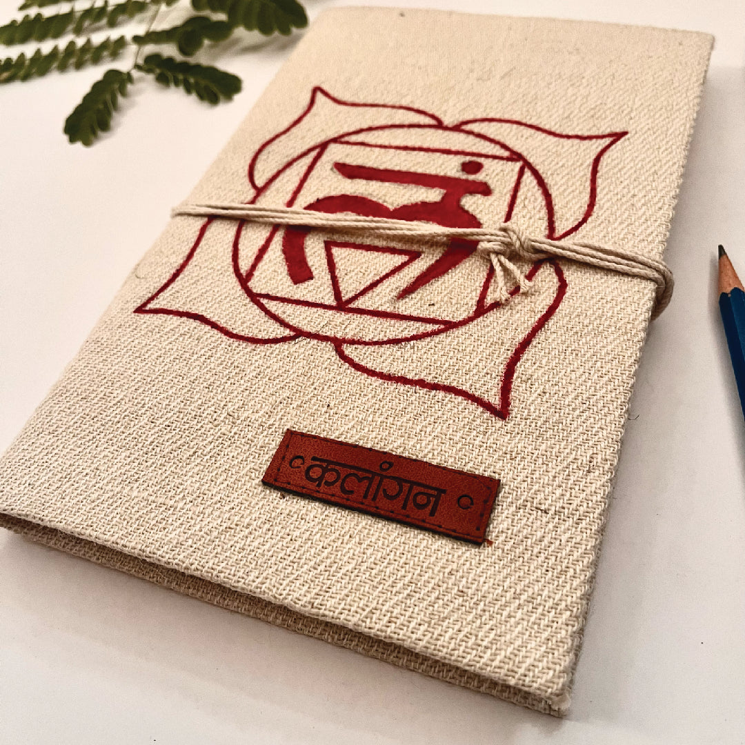 Root Chakra Healing Diary | Hand-Painted Muladhara Journal