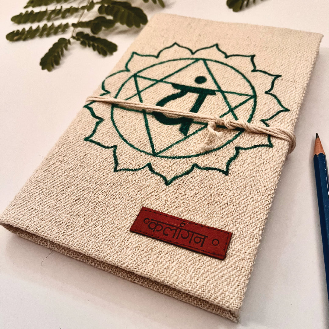 Heart Chakra Healing Diary | Hand-Painted Anahata Journal