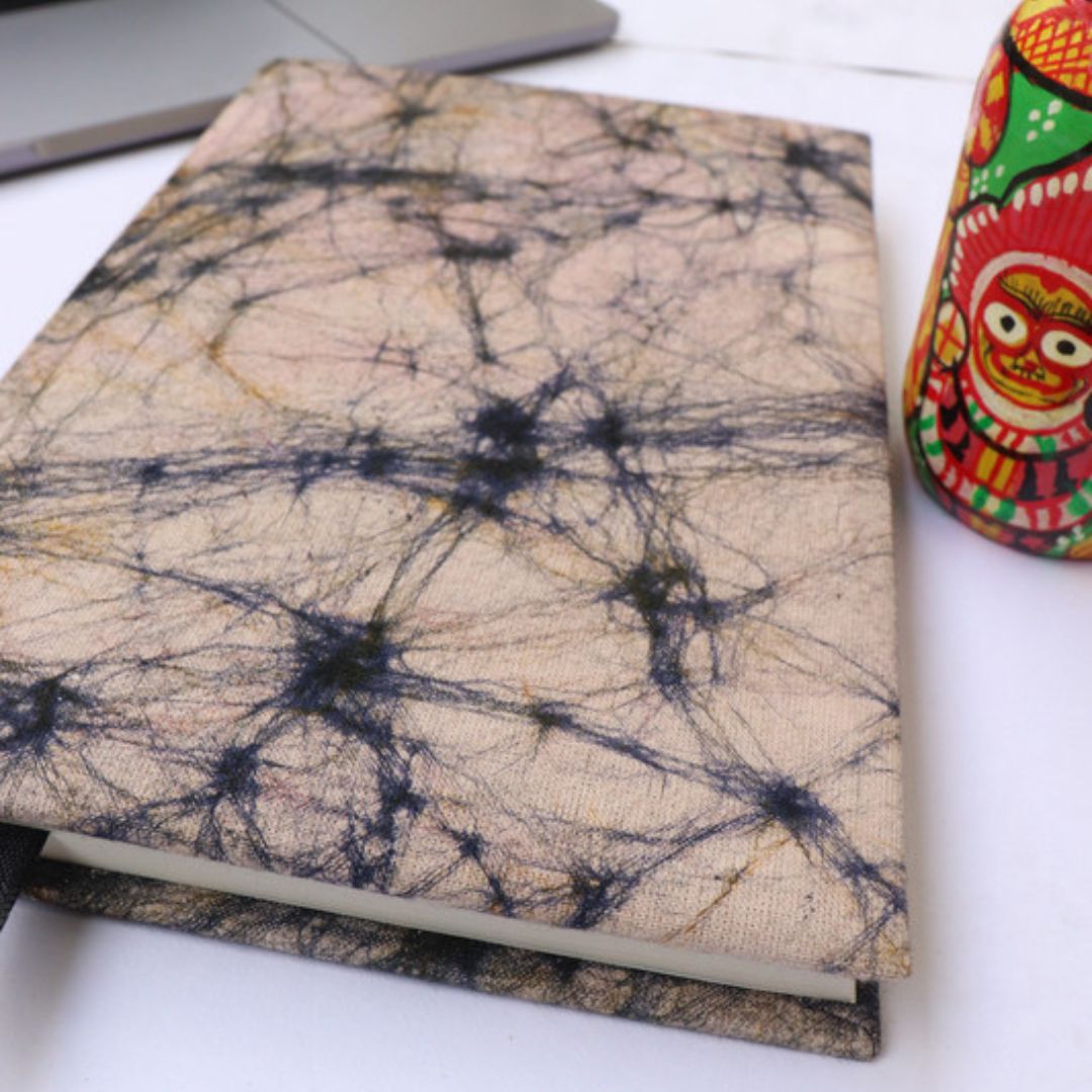 BLACK BREACH- Batik Print Handmade Diary