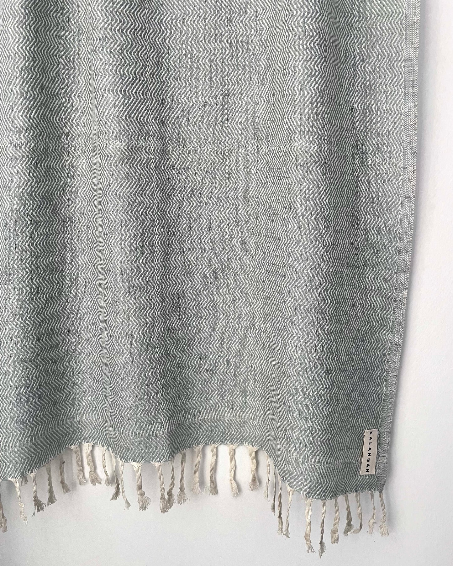 Cloud Blue Handwoven Stole