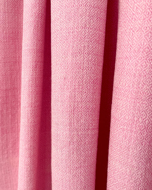 Valley Pink Merino Wool Shawl