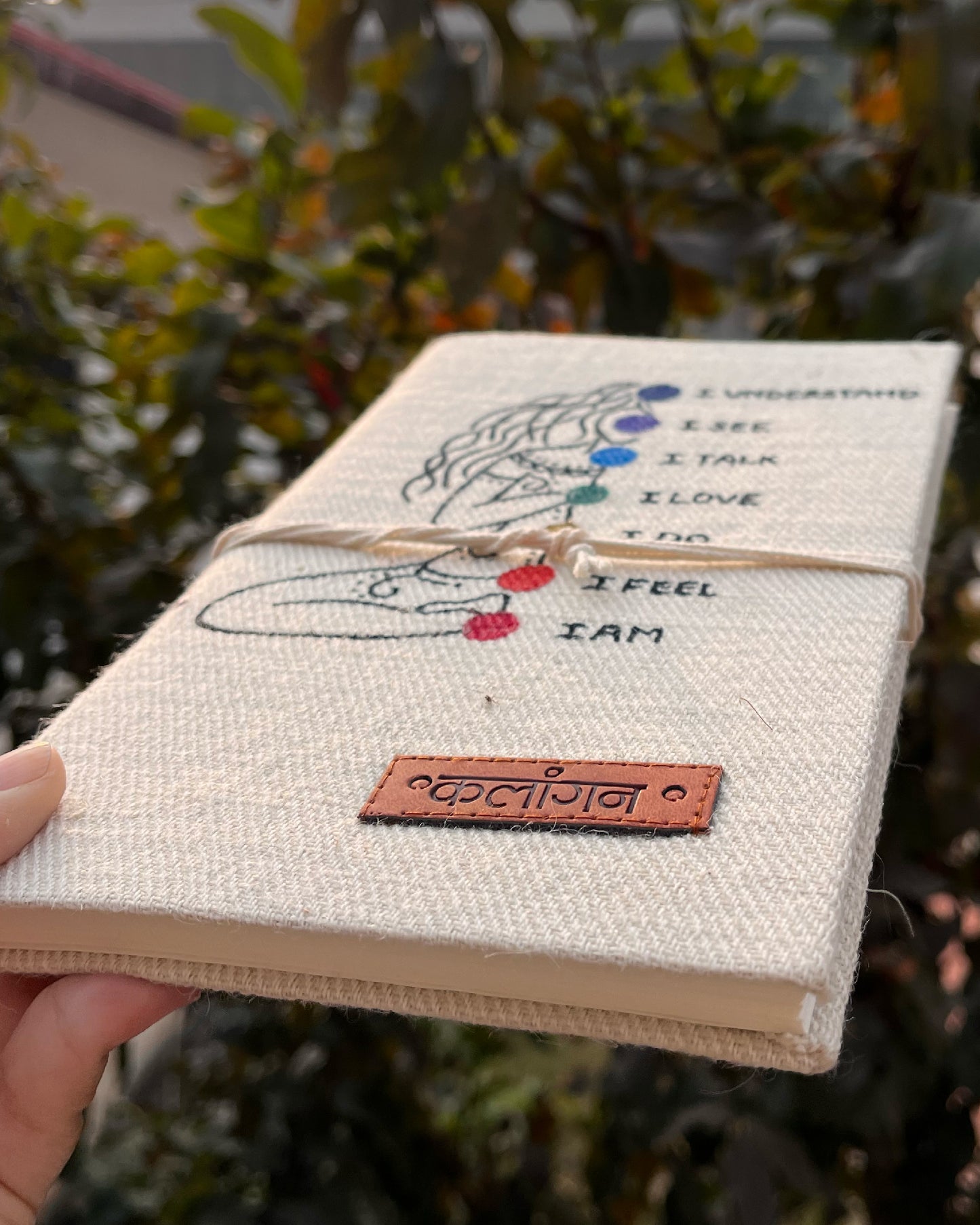 Path of Seven | Hand-Painted Seven Chakra Healing Journal