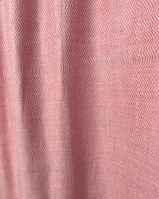Peach Wave Handwoven Eri Silk Stole
