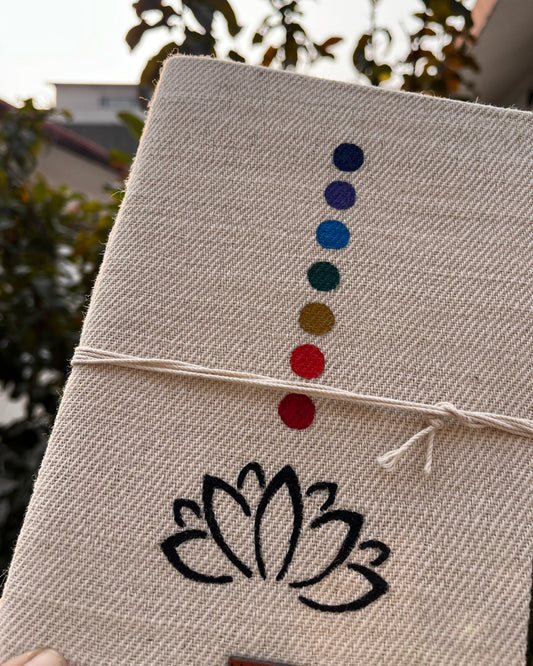 Lotus Of Alignment | Hand-Painted Seven Chakra Healing Journal