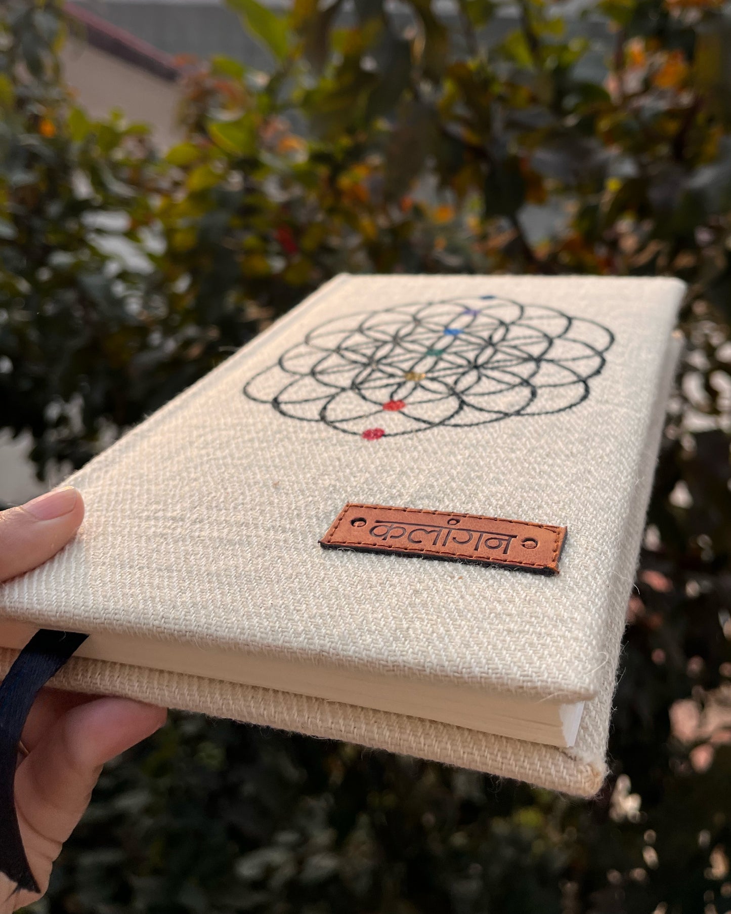 Flower Of Life | Hand-Painted Seven Chakra Healing Journal