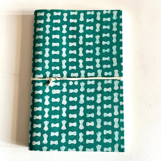TWIN LINES- Batik Print Handmade Diary
