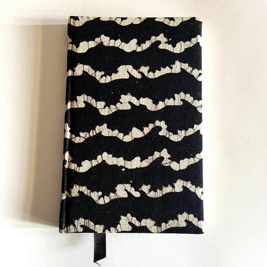BLACK RACER- Batik Print Handmade Diary