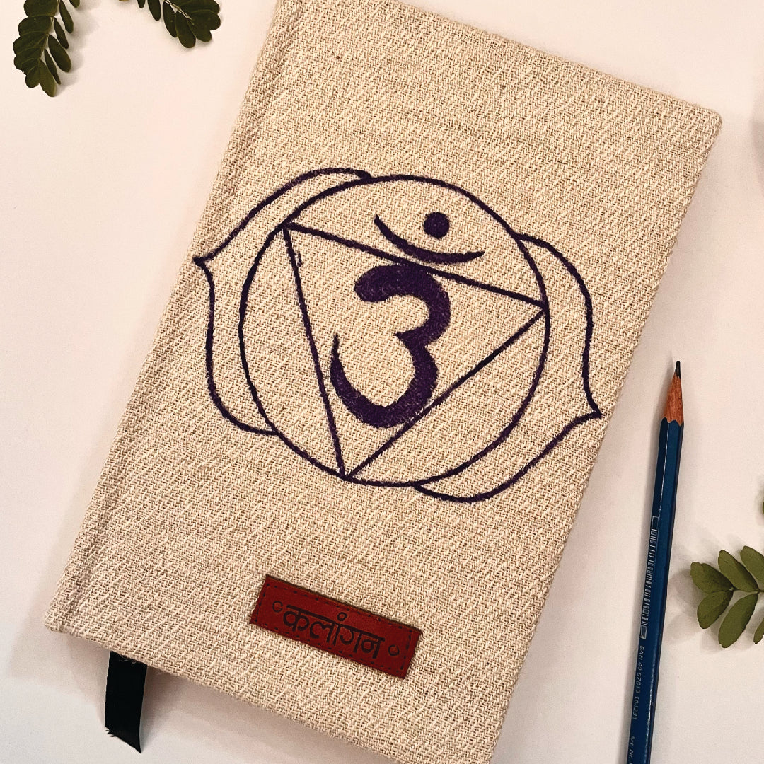Third-Eye Chakra Healing Diary | Hand-Painted Ajna Journal