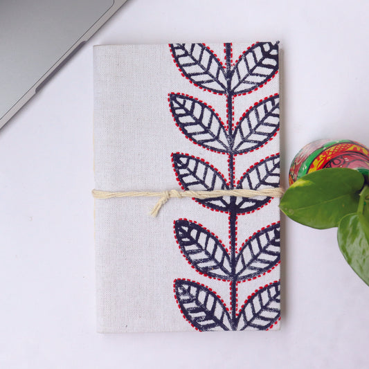 GARDEN CHIC- Hand Embroidered Handmade Diary