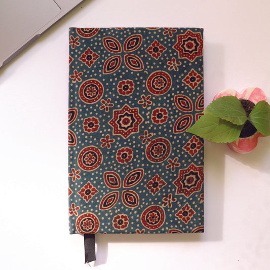 ajrakh print handmade diary