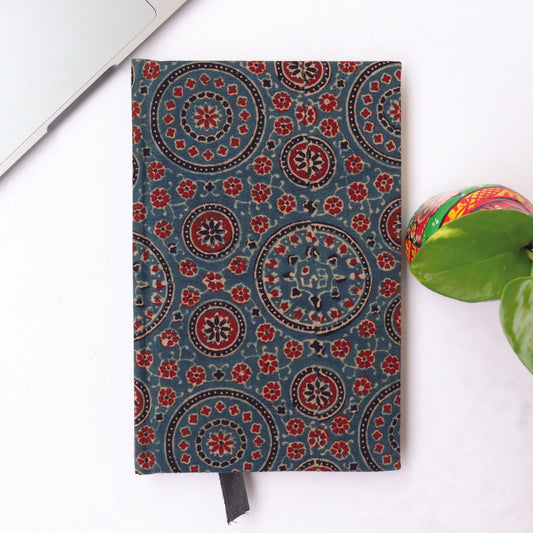 BLUE TREASURE- Ajrakh Print Handmade Diary