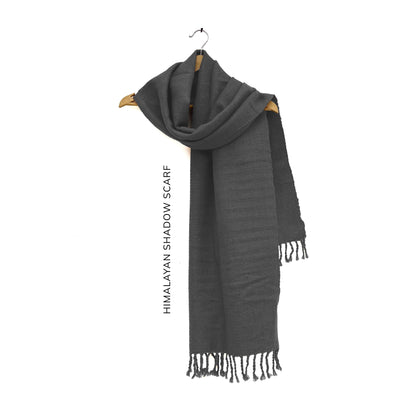 Himalayan Shadow Scarf- 100% Merino Wool