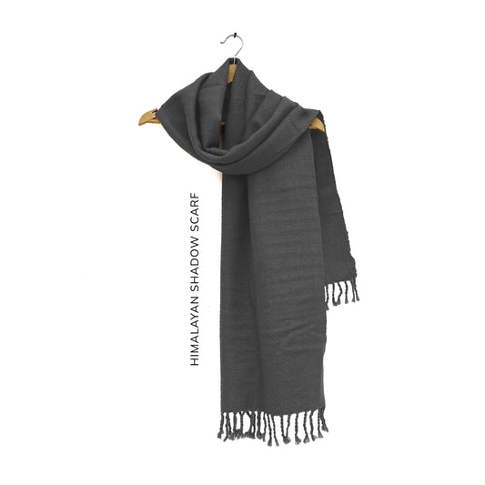 Himalayan Shadow Scarf- 100% Merino Wool