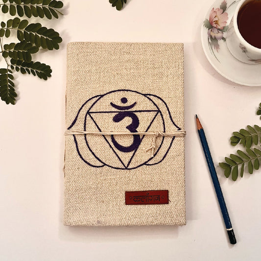 Third-Eye Chakra Healing Diary | Hand-Painted Ajna Journal