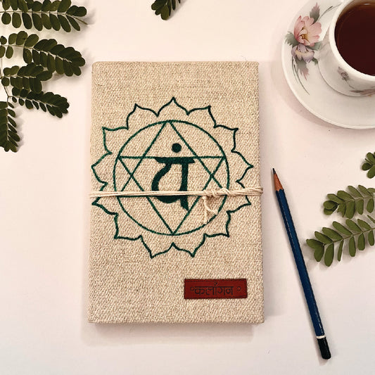 Heart Chakra Healing Diary | Hand-Painted Anahata Journal