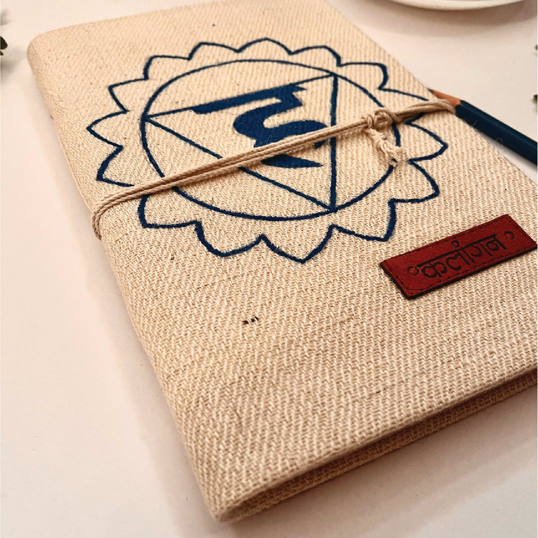 Throat Chakra Healing Diary | Hand-Painted Vishuddha Journal