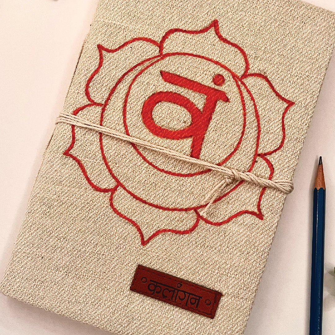 Sacral Chakra Healing Diary | Hand-Painted Svadhisthana Journal