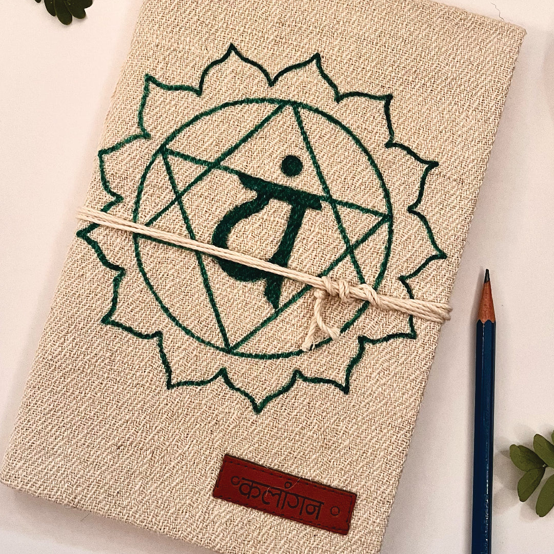 Heart Chakra Healing Diary | Hand-Painted Anahata Journal