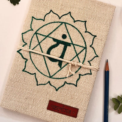 Heart Chakra Healing Diary | Hand-Painted Anahata Journal
