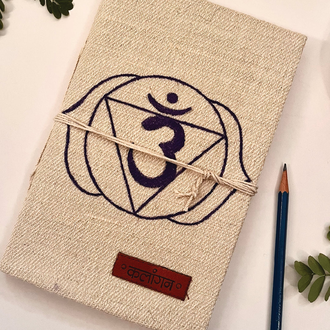 Third-Eye Chakra Healing Diary | Hand-Painted Ajna Journal