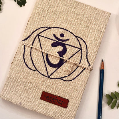 Third-Eye Chakra Healing Diary | Hand-Painted Ajna Journal