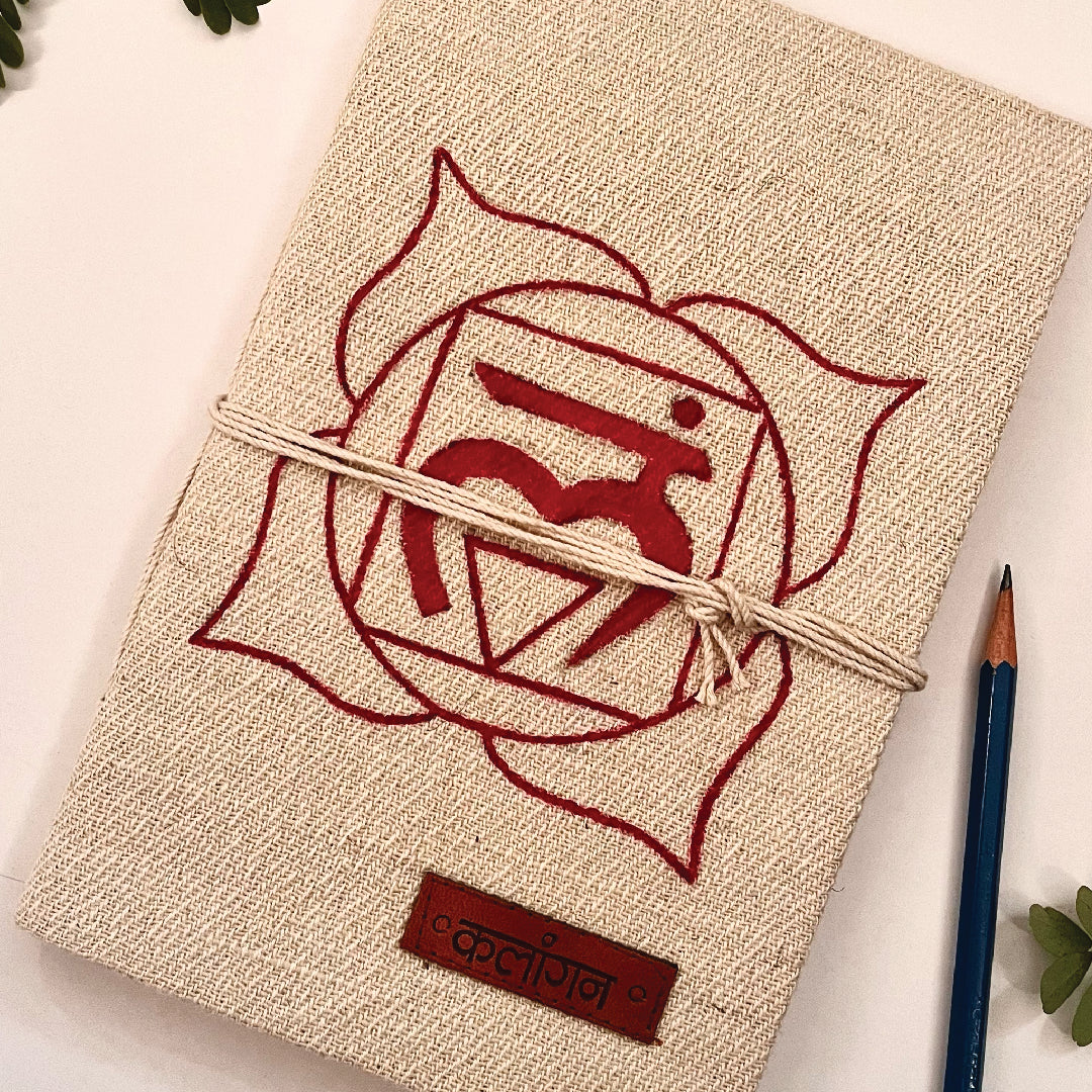 Root Chakra Healing Diary | Hand-Painted Muladhara Journal