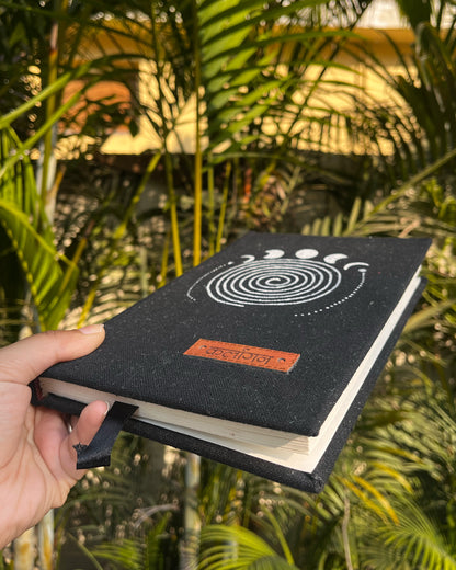 Lunar Spiral | Hand-Painted Mindfulness Journal