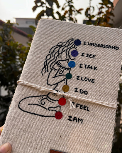 Path of Seven | Hand-Painted Seven Chakra Healing Journal
