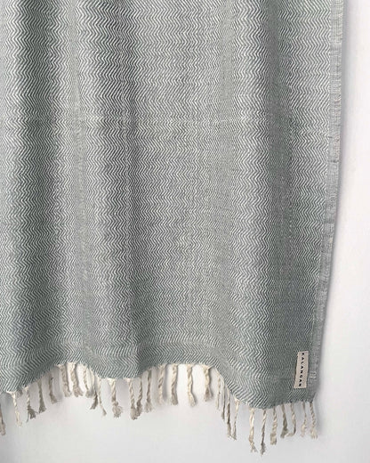 Cloud Blue Handwoven Stole