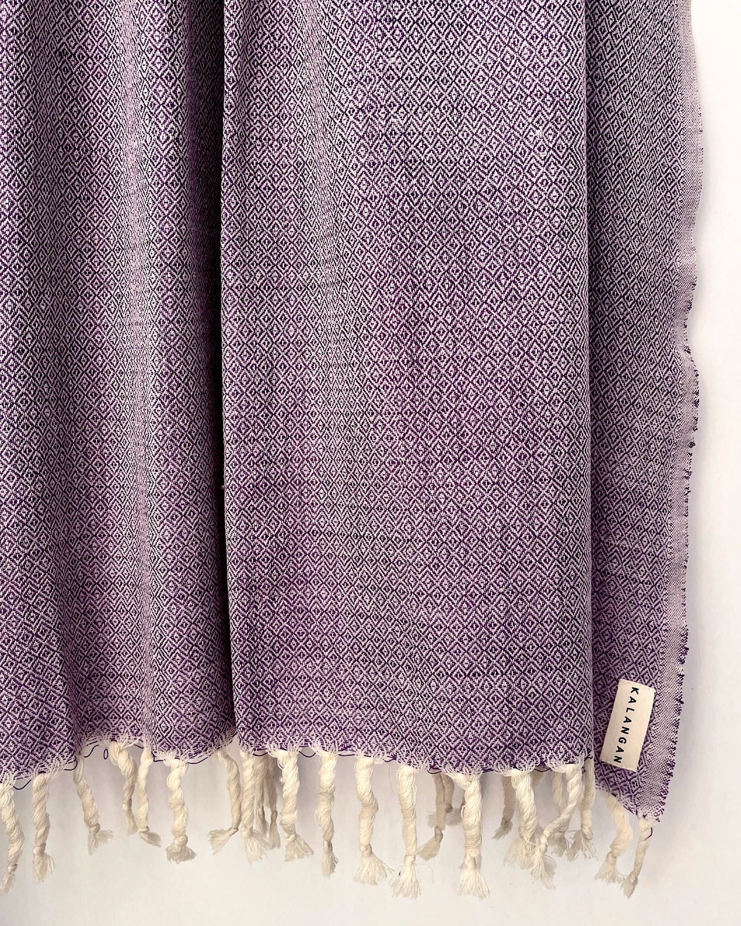 Lavender Sky Merino Wool Shawl