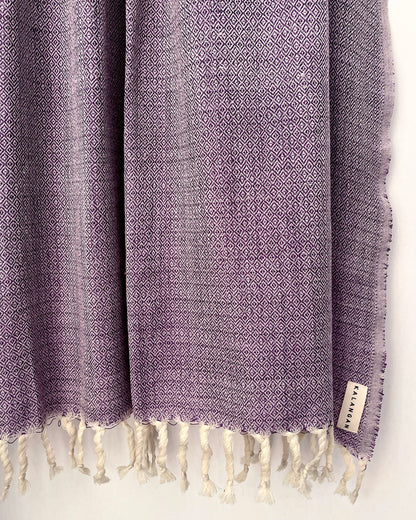 Lavender Sky Merino Wool Shawl