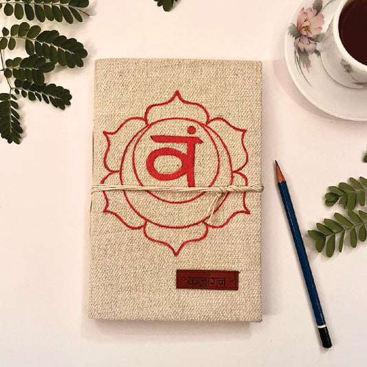 Sacral Chakra Healing Diary | Hand-Painted Svadhisthana Journal