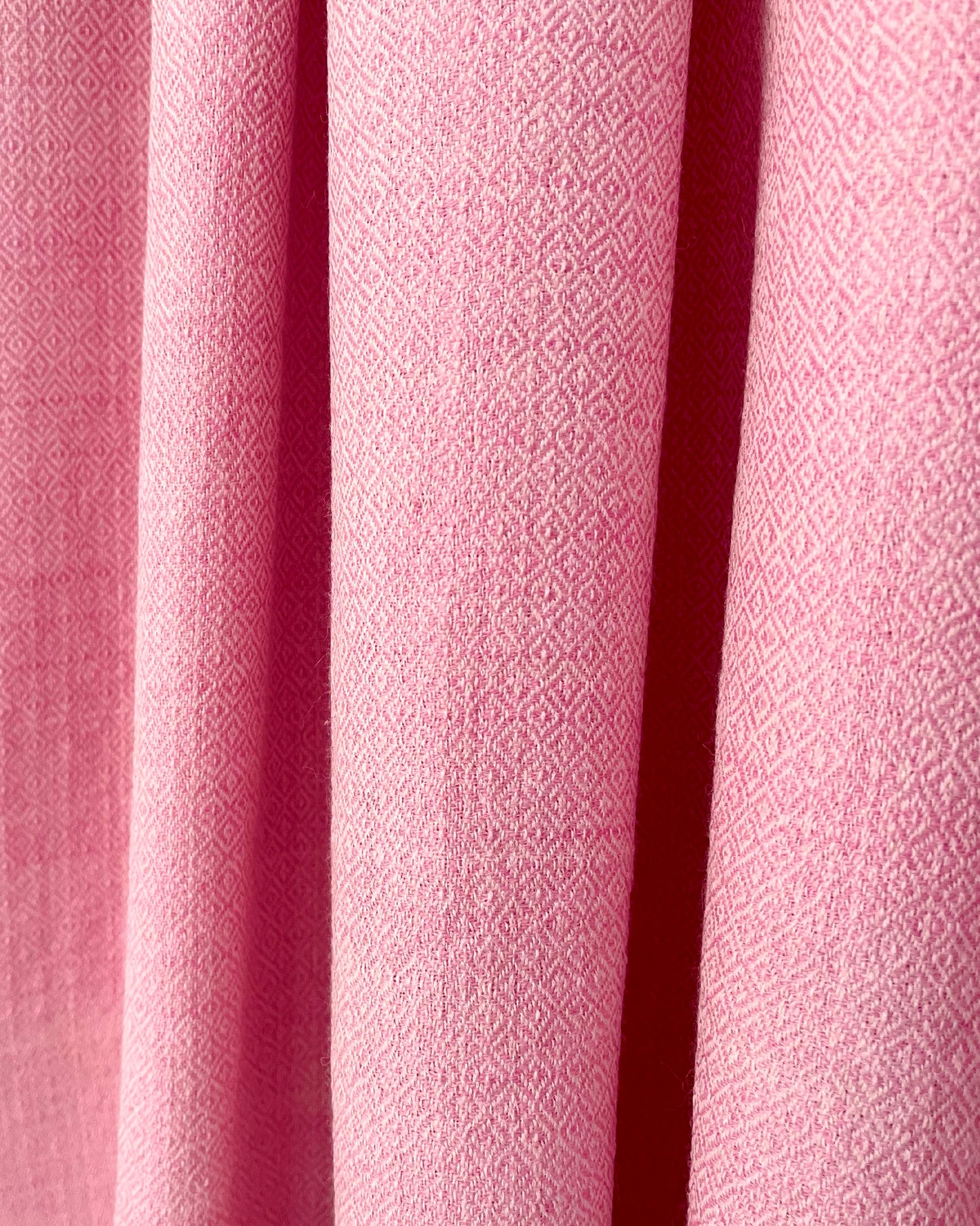 Valley Pink Merino Wool Shawl