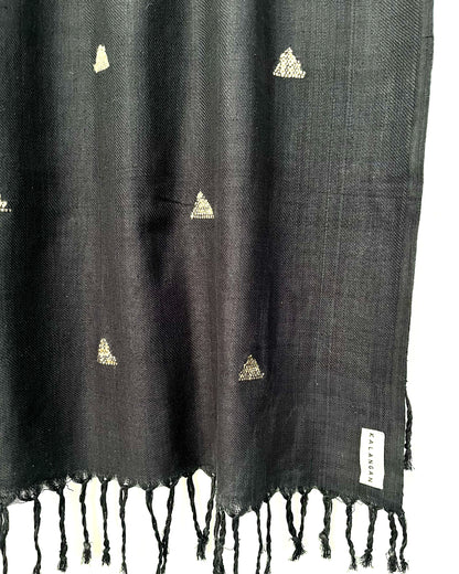 Twilight Booti Handwoven Eri Silk Stole