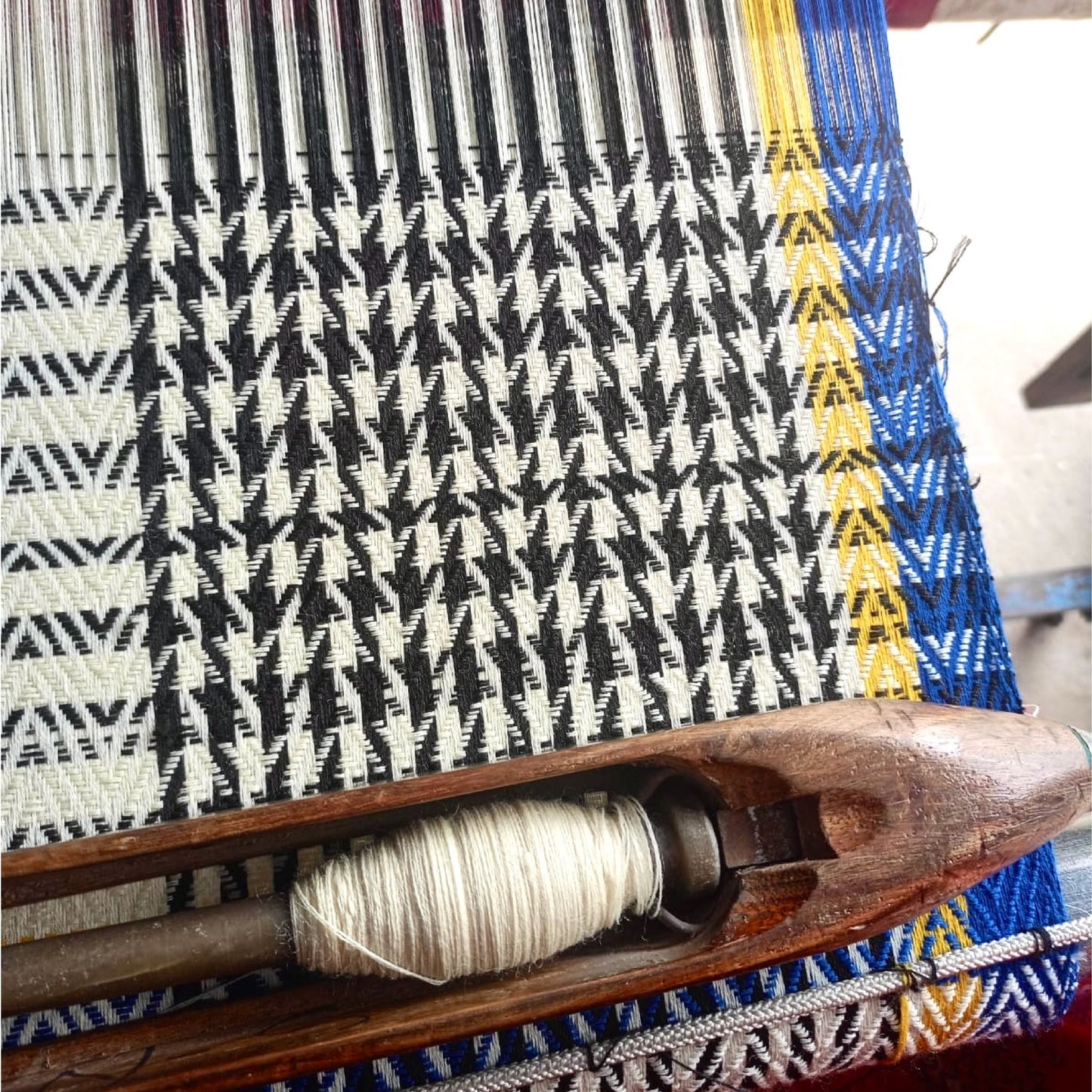 Harvest Grid Scarf- 100% Merino Wool