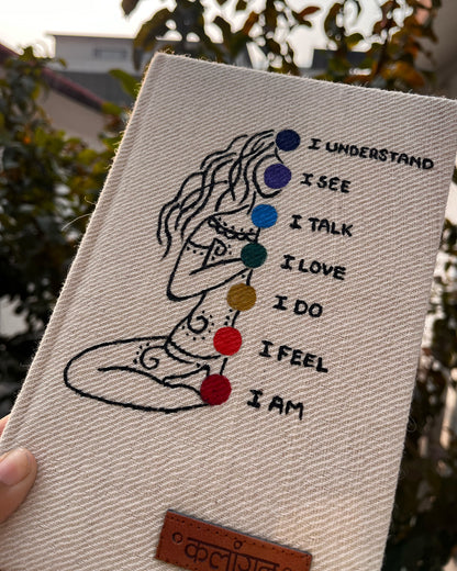 Path of Seven | Hand-Painted Seven Chakra Healing Journal