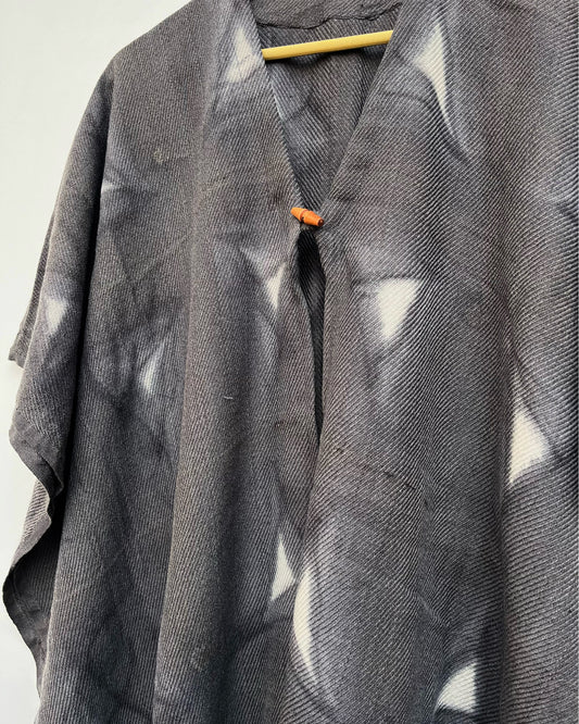 Grey Peak Merino Wool Tie Dye Kaftan