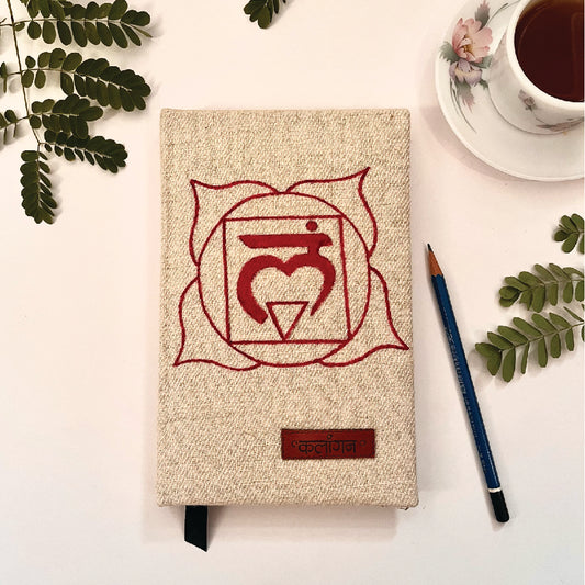 Root Chakra Healing Diary | Hand-Painted Muladhara Journal