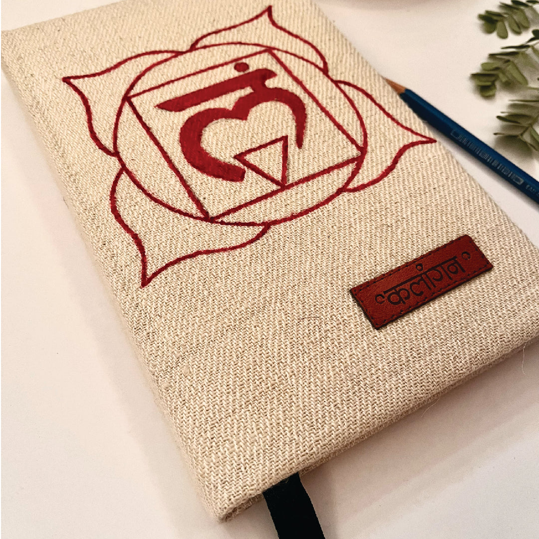 Root Chakra Healing Diary | Hand-Painted Muladhara Journal