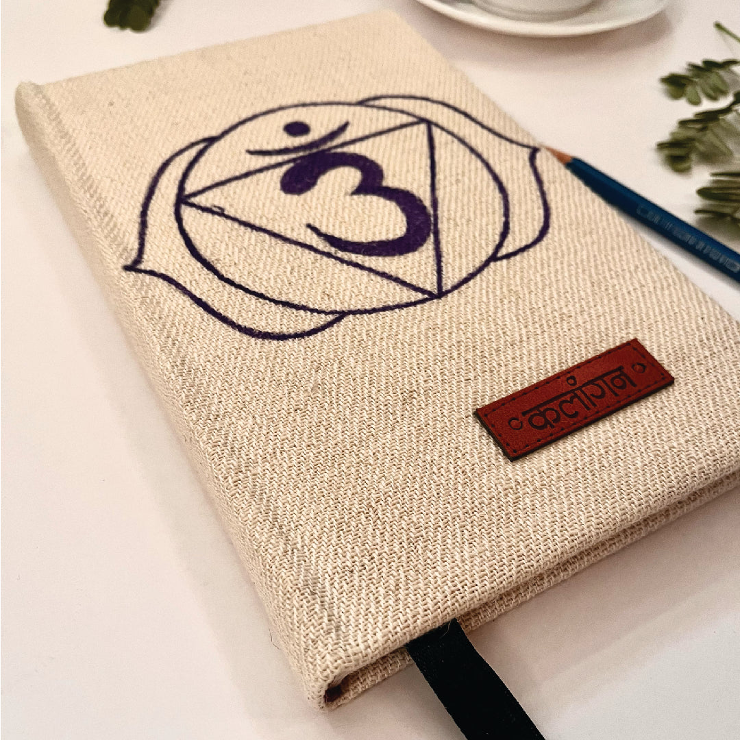 Third-Eye Chakra Healing Diary | Hand-Painted Ajna Journal