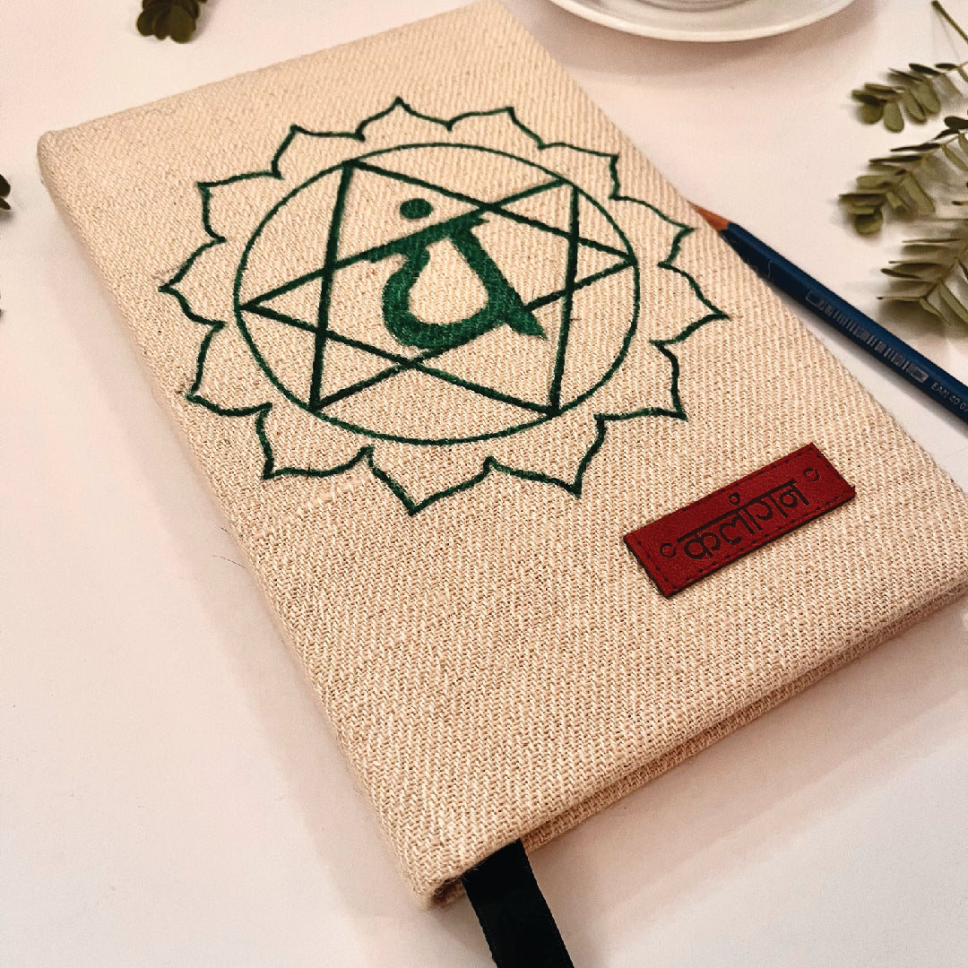 Heart Chakra Healing Diary | Hand-Painted Anahata Journal