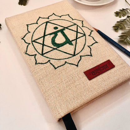 Heart Chakra Healing Diary | Hand-Painted Anahata Journal