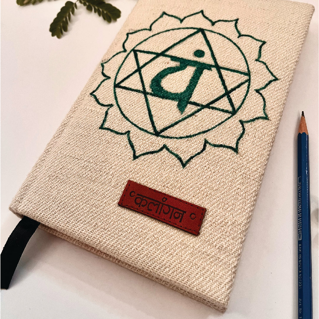 Heart Chakra Healing Diary | Hand-Painted Anahata Journal