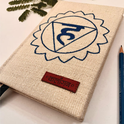 Throat Chakra Healing Diary | Hand-Painted Vishuddha Journal