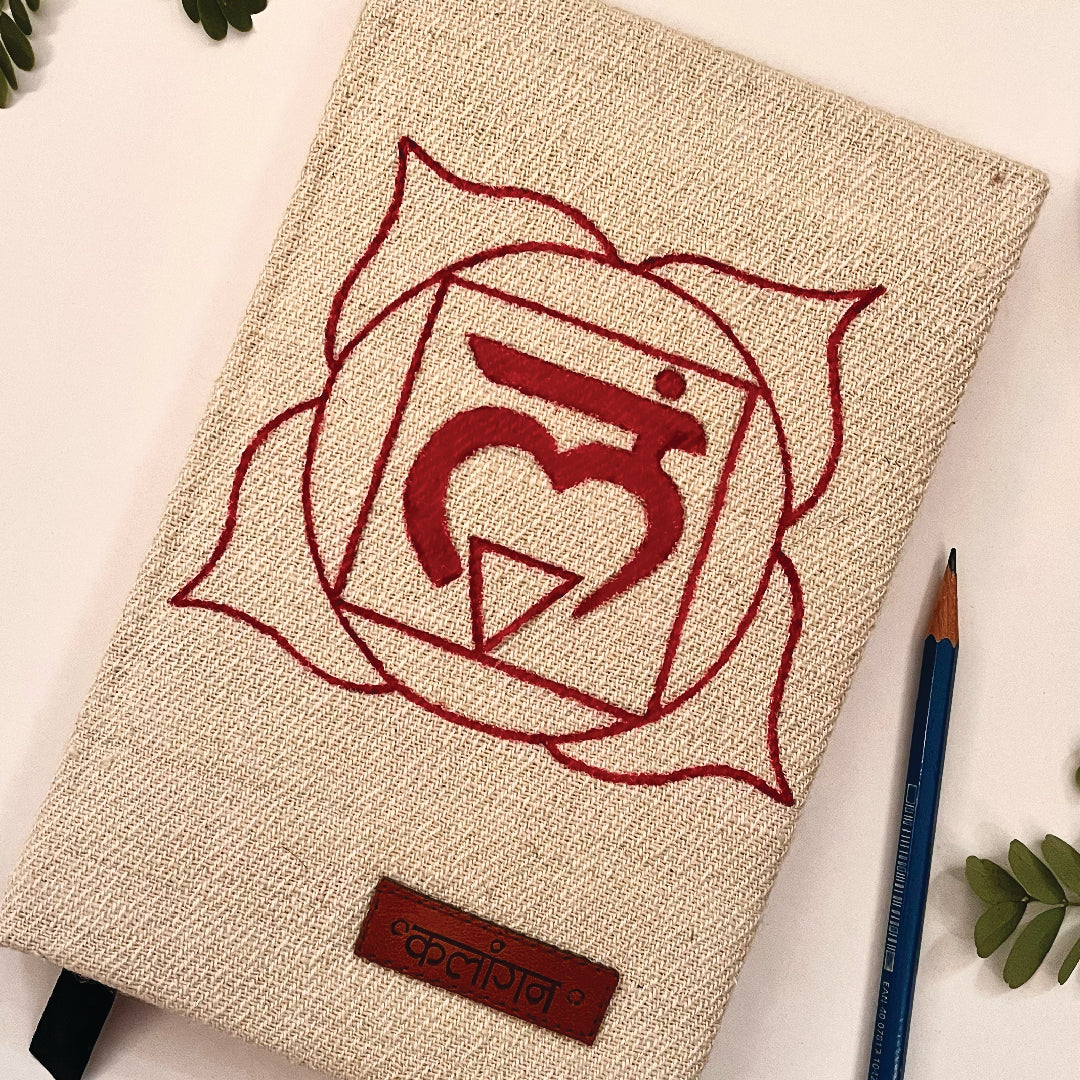 Root Chakra Healing Diary | Hand-Painted Muladhara Journal