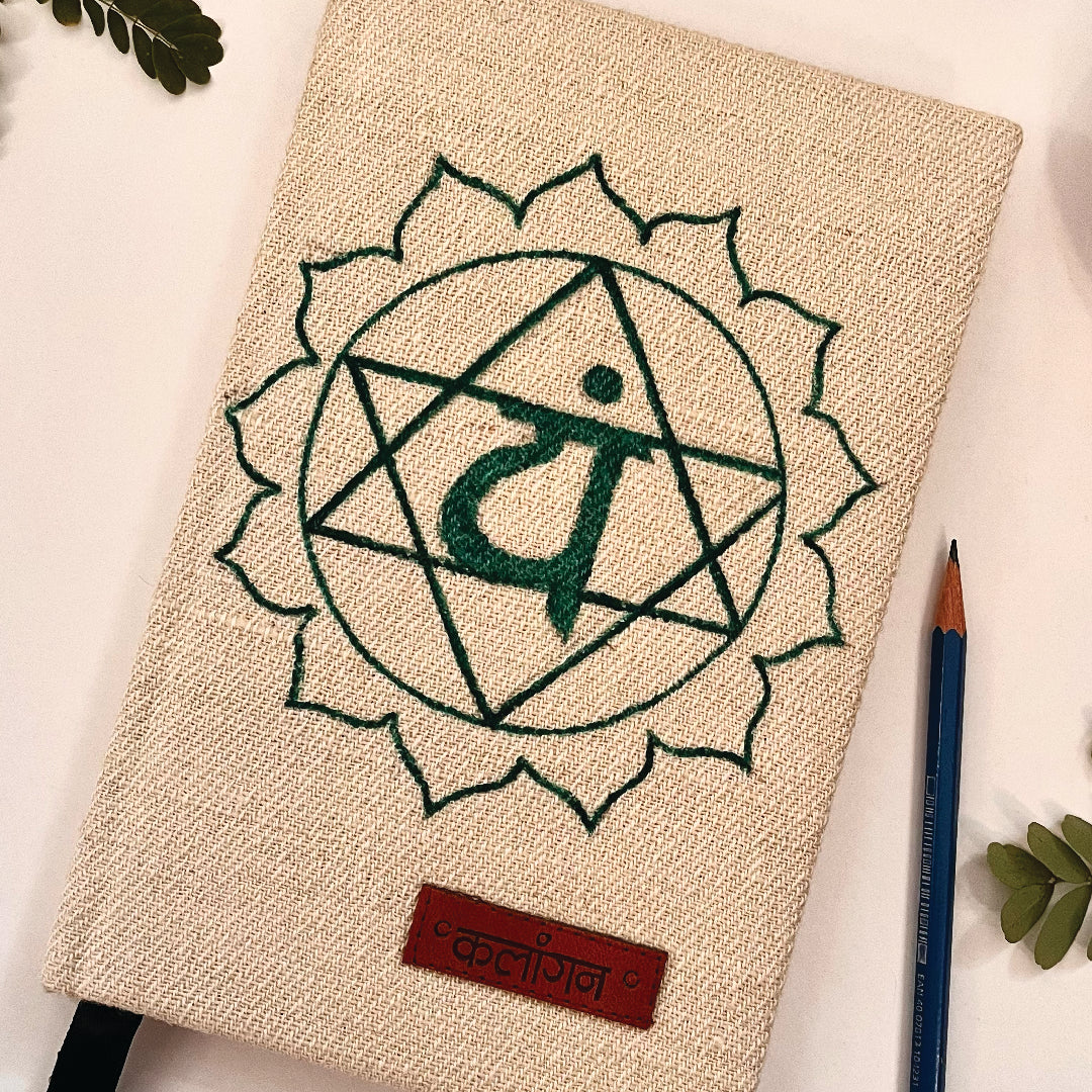 Heart Chakra Healing Diary | Hand-Painted Anahata Journal