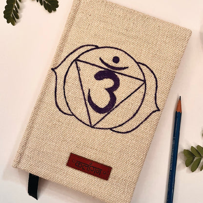 Third-Eye Chakra Healing Diary | Hand-Painted Ajna Journal