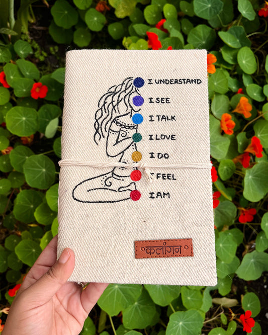 Path of Seven | Hand-Painted Seven Chakra Healing Journal
